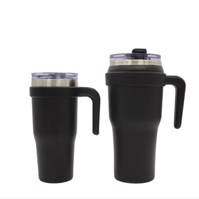 New Style Thermos Mug Car Cup With Handle And Lid