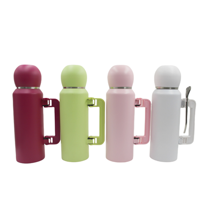 2-25 TERMOS FLASK With Foldable Handle Fix Straw
