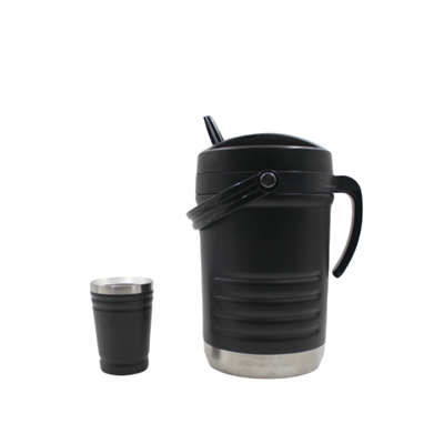 Big Capacity Thermos Jug For Cold Drink Keep Ice 72 Hours Combine With Small Cup .