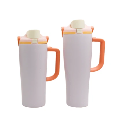 QAN-5002 1L/1.2L Thermos Mug With Straw&Directly Drink Combined Drinking Mouth