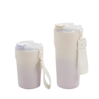 QAN-5004 400ML/650ML Thermos Mug With Belt